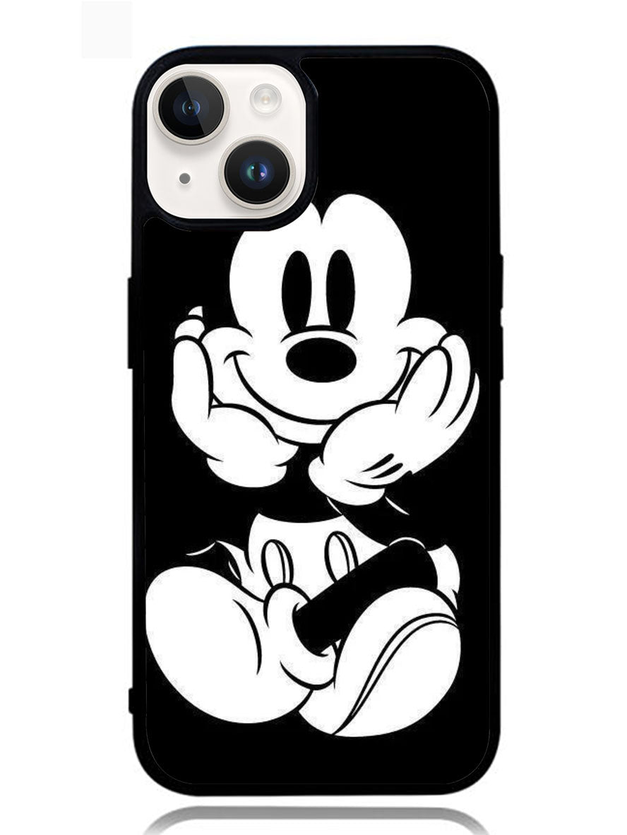 Black Mickey Mouse iPhone 14 Case