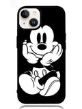 Black Mickey Mouse iPhone 14 Plus Case