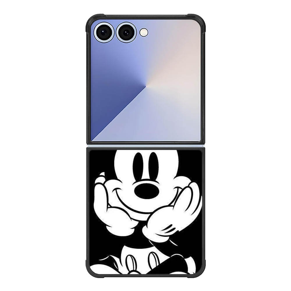 Black Mickey Mouse Samsung Galaxy Z Flip 7 5G Case
