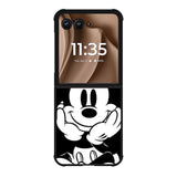 Black Mickey Mouse Motorola Moto RAZR Plus 2025 Case