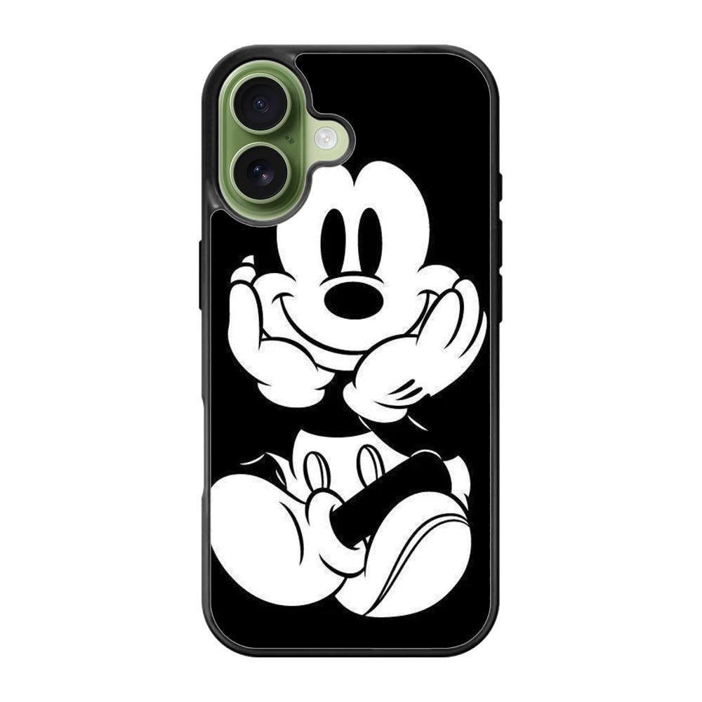 Black Mickey Mouse iPhone 17 Case
