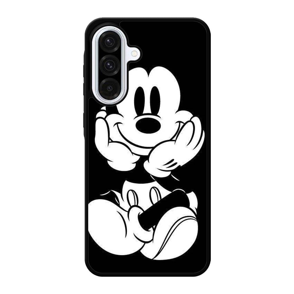 Black Mickey Mouse Samsung Galaxy A56 Case DC0652