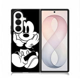 Black Mickey Mouse Samsung Galaxy Z Fold 8 Ultra Case