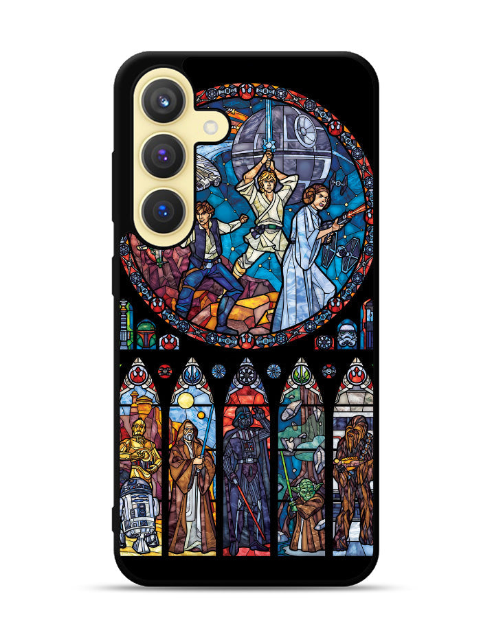 Star Wars Stained Glass Samsung Galaxy S24 Plus 5G , Samsung Galaxy S24+ 5G Case