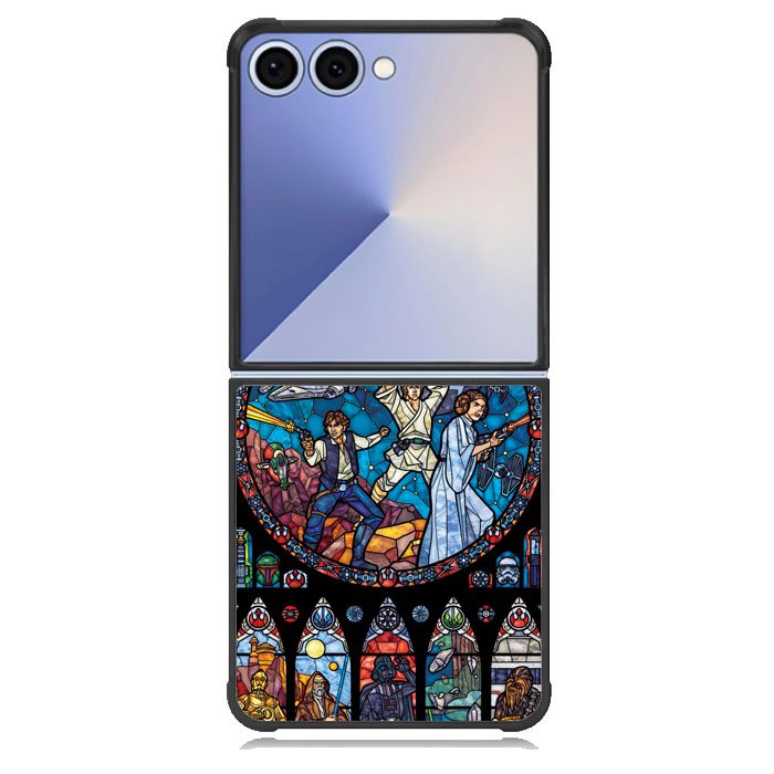 Star Wars Stained Glass Samsung Galaxy Z Flip 7 Case DC1754