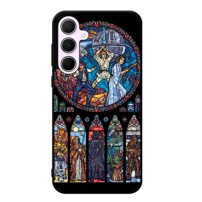 Star Wars Stained Glass Samsung Galaxy A55 5G Case DC1754