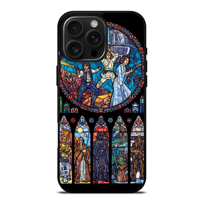 Star Wars Stained Glass iPhone 16 Pro Max Case DC1754