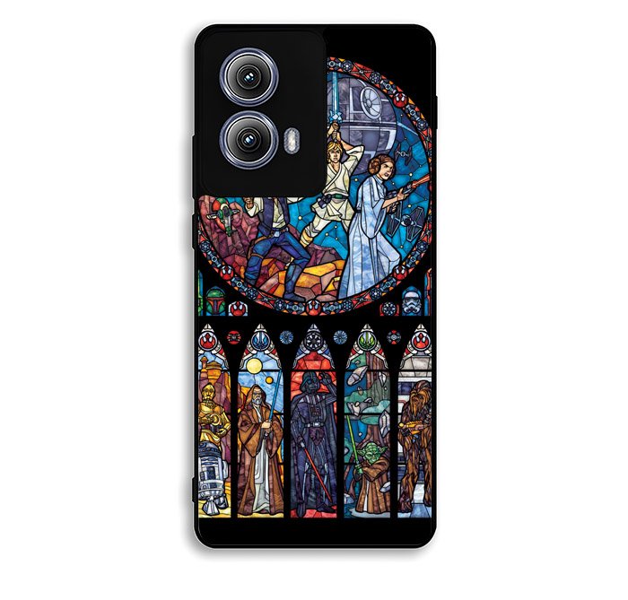 Star Wars Stained Glass Motorola Moto Edge 2024 Case DC4136