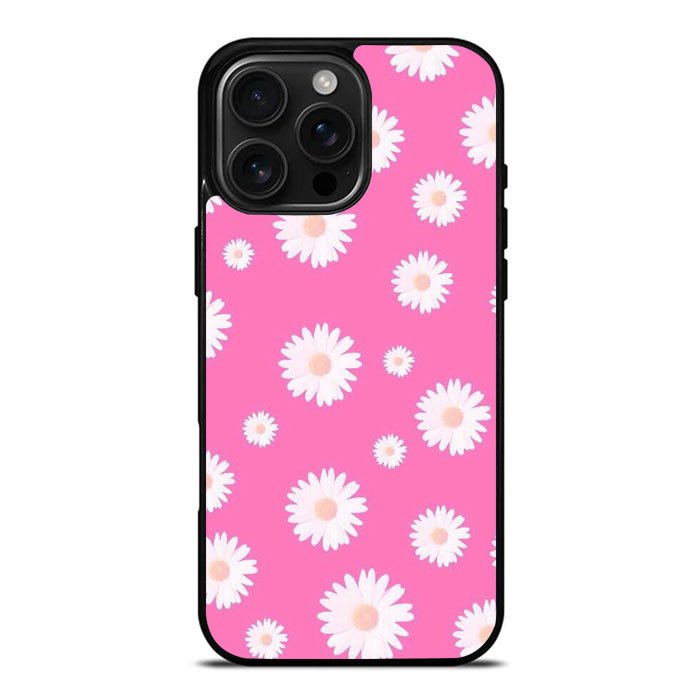 Pink Daisy iPhone 16 Pro Case DC1433