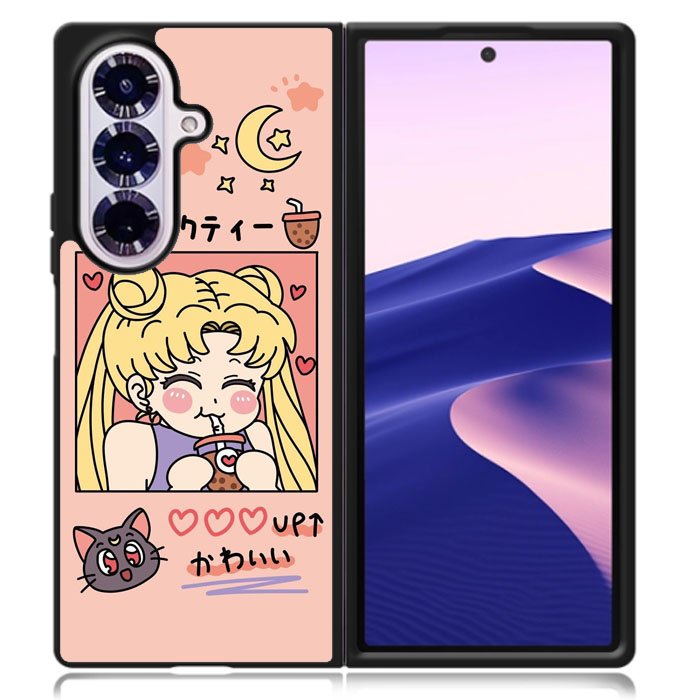 Sailor Moon Kawaii Samsung Galaxy Z Fold 7 Case DC1603