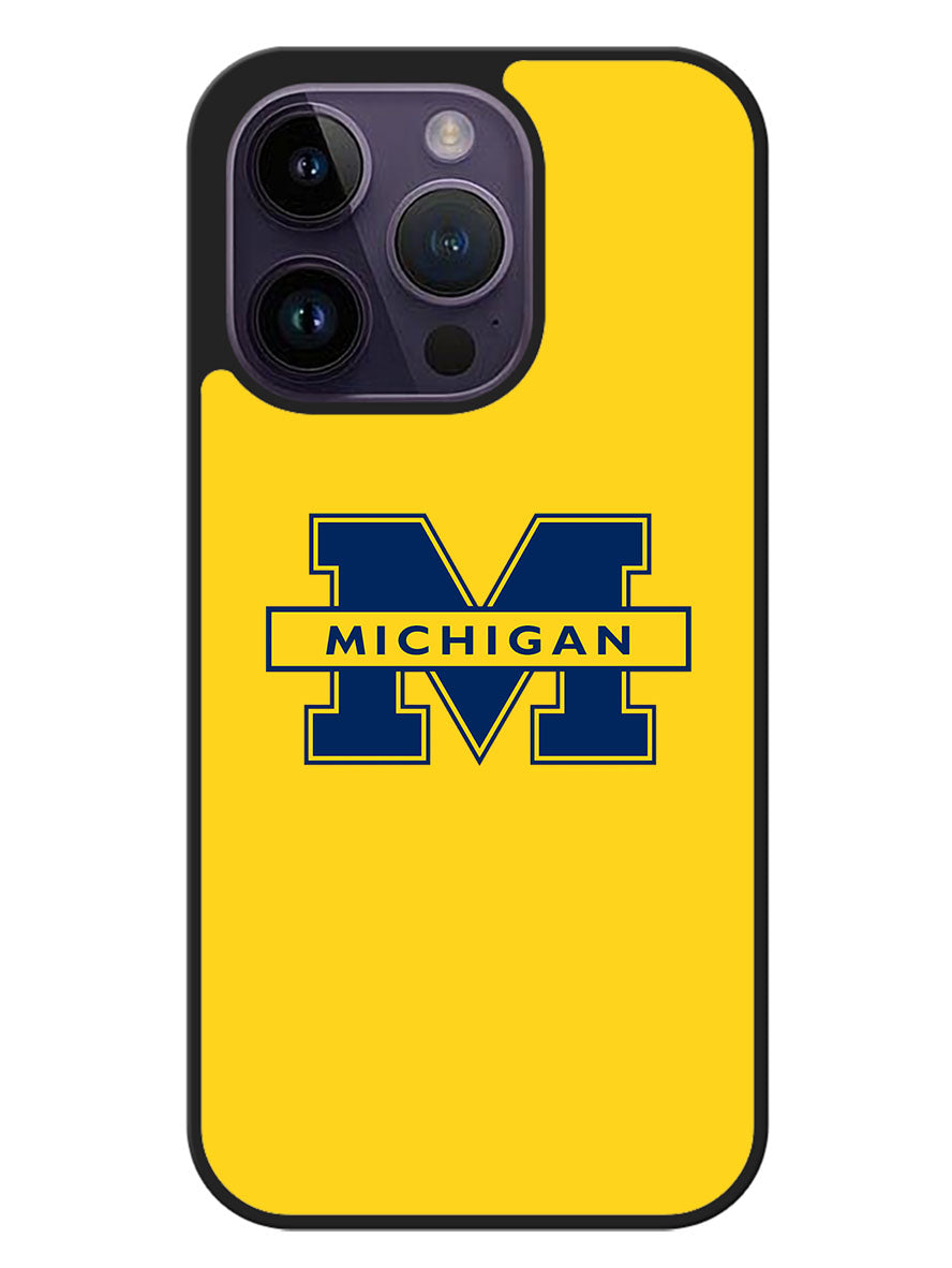 University Of Michigan iPhone 14 Pro Case BLN10751