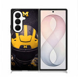 Michigan Wolverines Helmet Samsung Galaxy Z Fold 8 Ultra Case DC1153