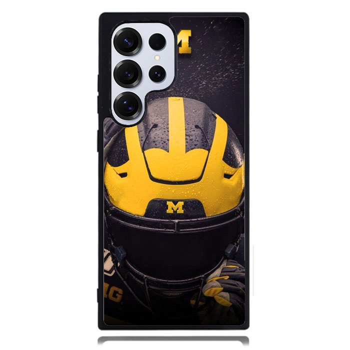 Michigan Wolverines Helmet Samsung Galaxy S25 Ultra Case DC1153