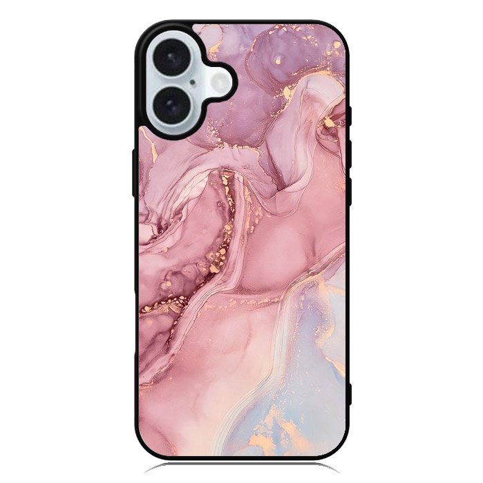 Pink Marble iPhone 16 Case