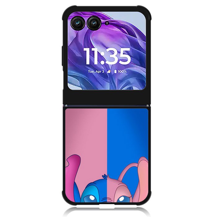 Stitch And Angel 2nd Motorola Moto Razr Plus 2024 , Moto Razr+ 2024 Case