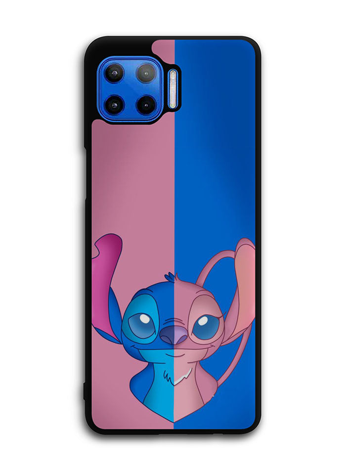 Stitch And Angel 2nd Motorola Moto One 5G Case , Moto One 5G UW Case , Moto G 5G Plus Case