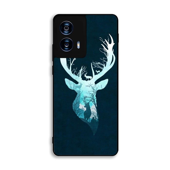 Deer Blue Winter Motorola Moto G Power 5G 2024 Case DC4818