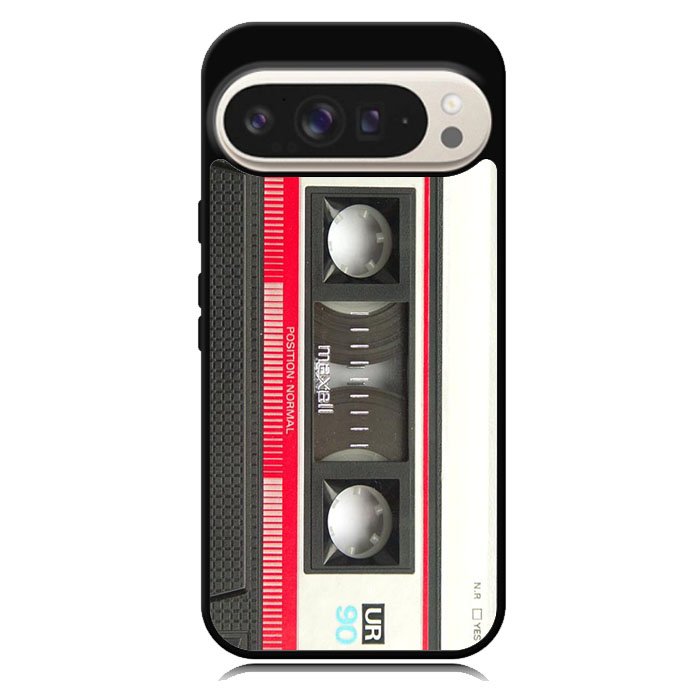 Retro Cassette Tape Maxell Mix Case Google Pixel 10 | Google Pixel 10 Pro Case DC1575