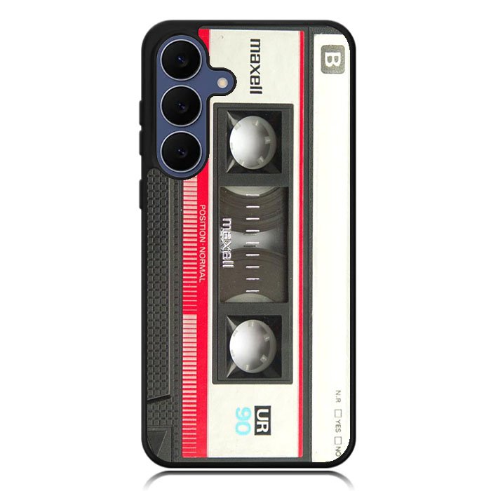 Retro Cassette Tape Maxell Mix Case Samsung Galaxy S23 Plus , Samsung Galaxy S23+ Case DC1575