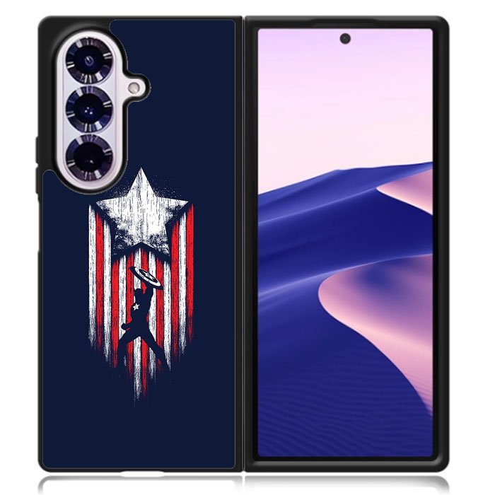 Captain America Samsung Galaxy Z Fold 7 Case DC0285