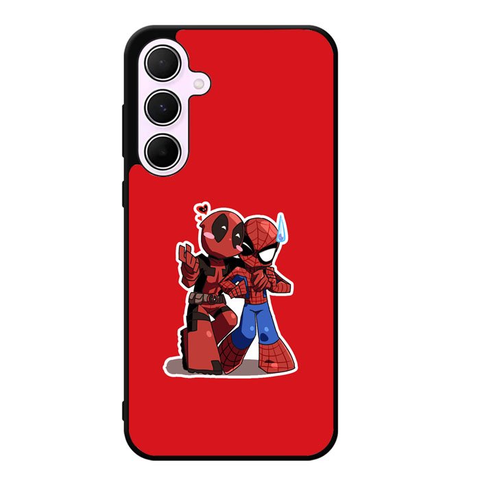 Deadpool X Spiderman Chibi Samsung Galaxy A35 5G Case DC0457