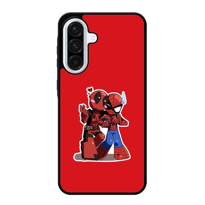 Deadpool X Spiderman Chibi Samsung Galaxy A56 Case DC0457