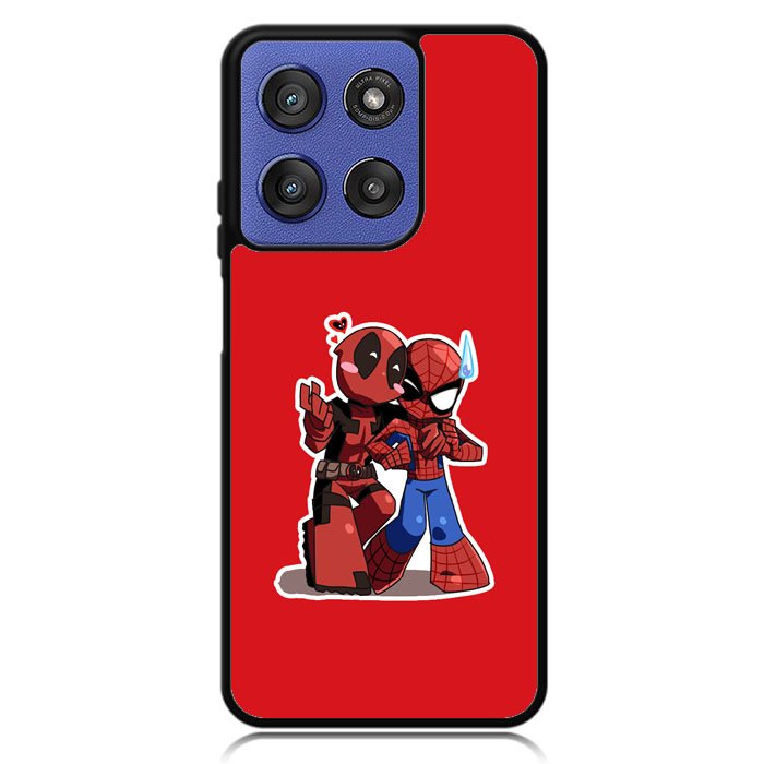Deadpool X Spiderman Chibi Motorola Moto G Stylus 5G 2025 DC0457