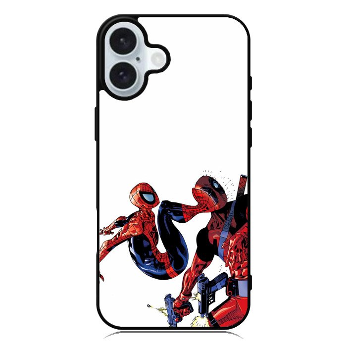 Deadpool x Spiderman Marvel iPhone 16 Plus Case