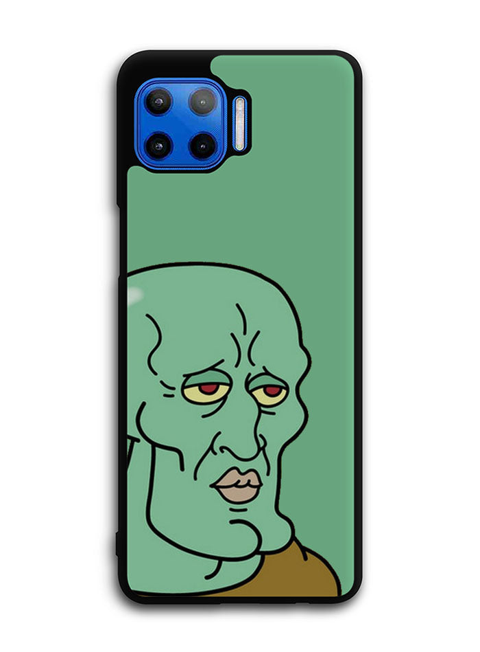 Squidward Handsome Face Motorola Moto One 5G Case , Moto One 5G UW Case , Moto G 5G Plus Case