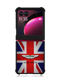 Aston Min Union Jack Motorola Moto Razr Plus 2023 , Moto Razr+ 2023 Case