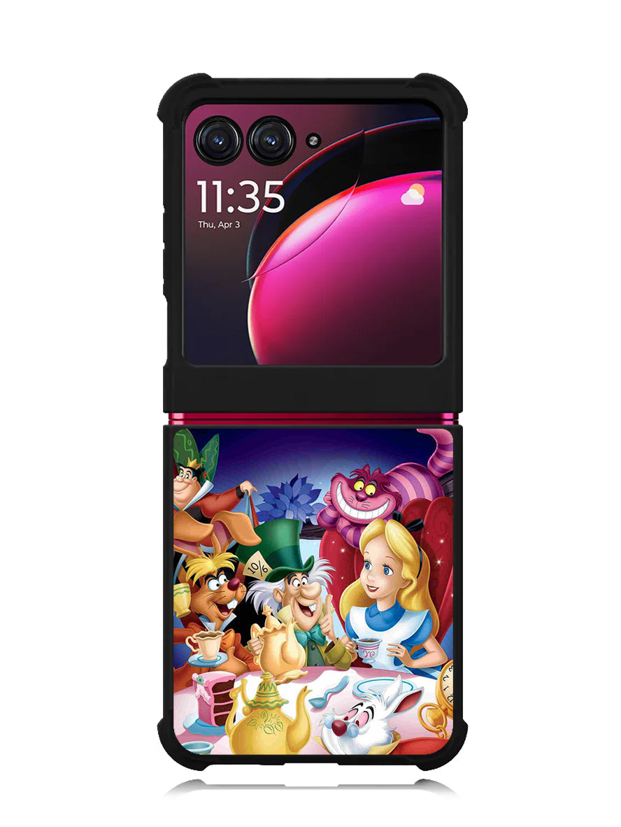 Disney Alice In Wonderland Motorola Moto Razr Plus 2023 , Moto Razr+ 2023 Case