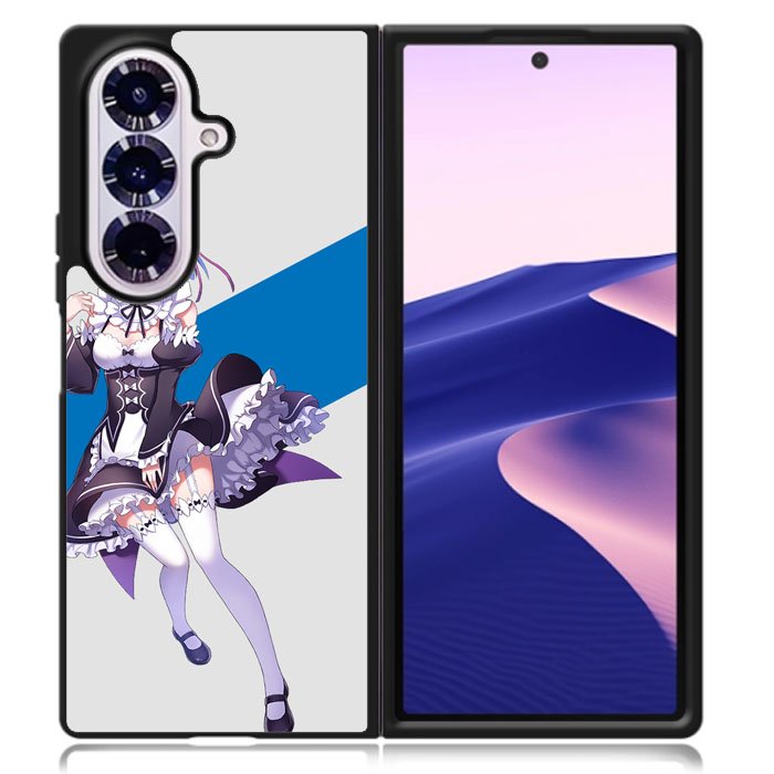 Rem Re Zero Anime Samsung Galaxy Z Fold 7 Case DC1570