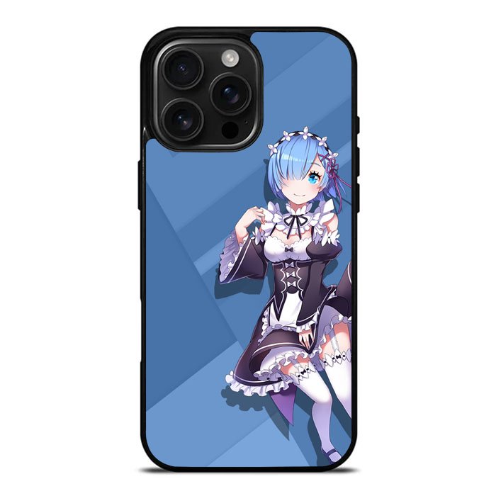 Rem Re Zero Anime iPhone 16 Pro Case DC1571