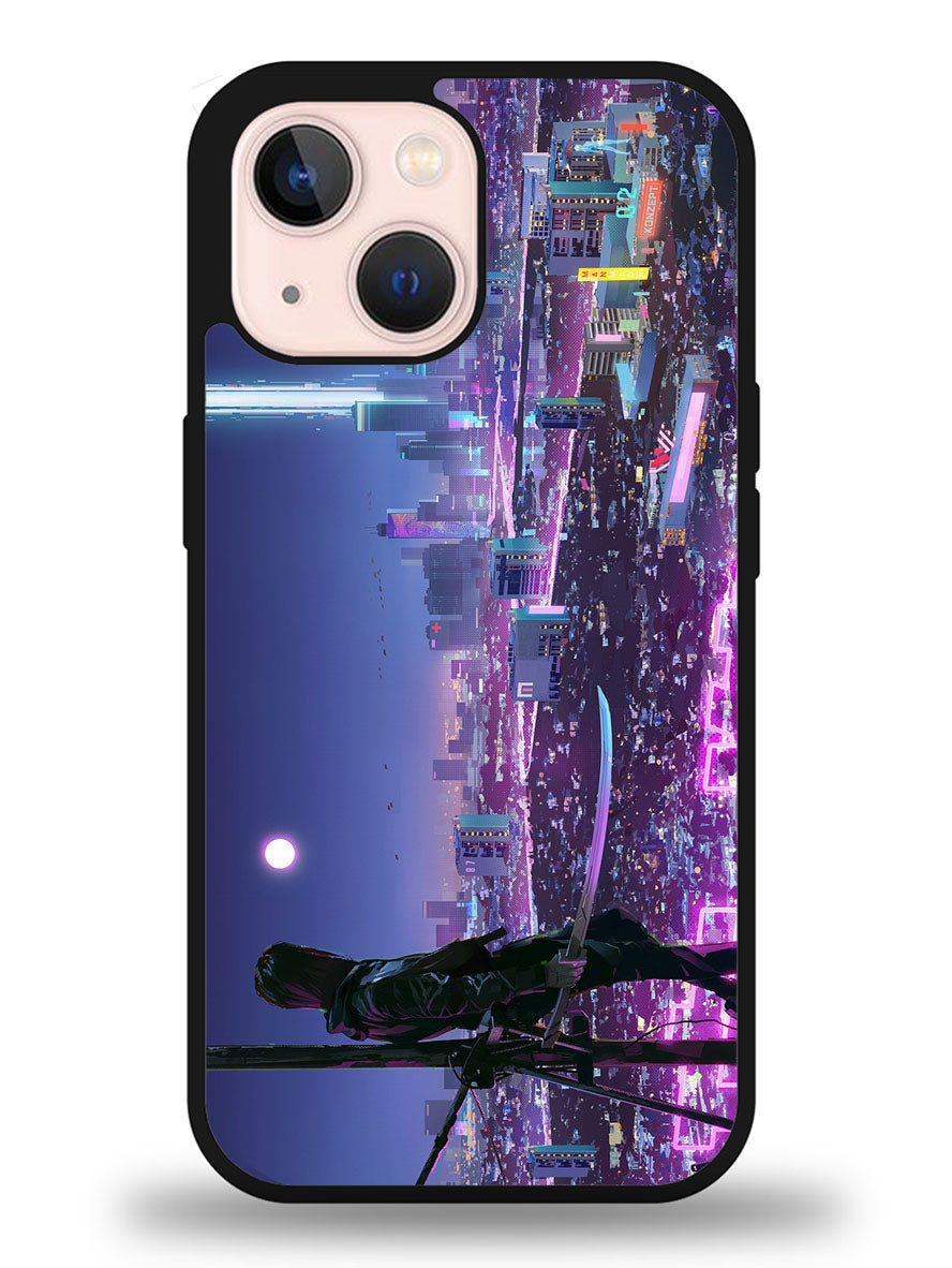 Cyberpunk City iPhone 13 Case