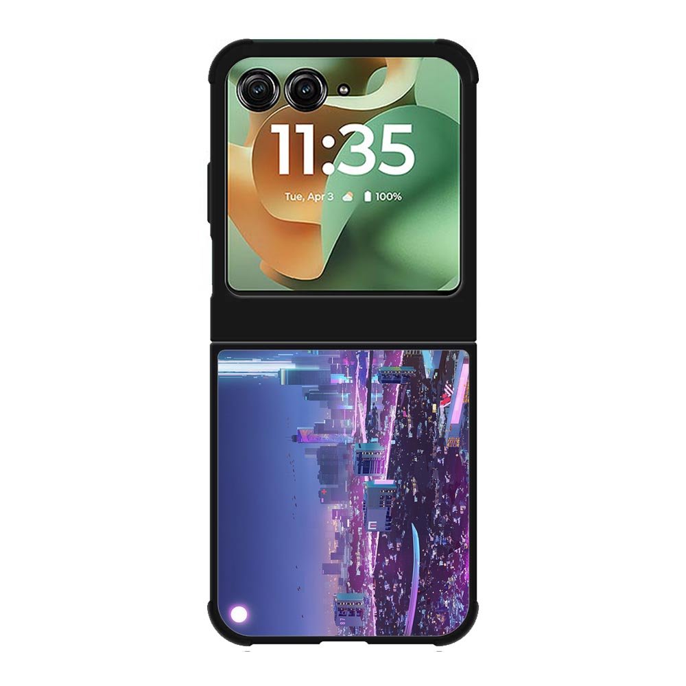 Cyberpunk City Motorola Moto RAZR 2025 Case