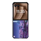 Cyberpunk City Motorola Moto RAZR Plus 2025 Case