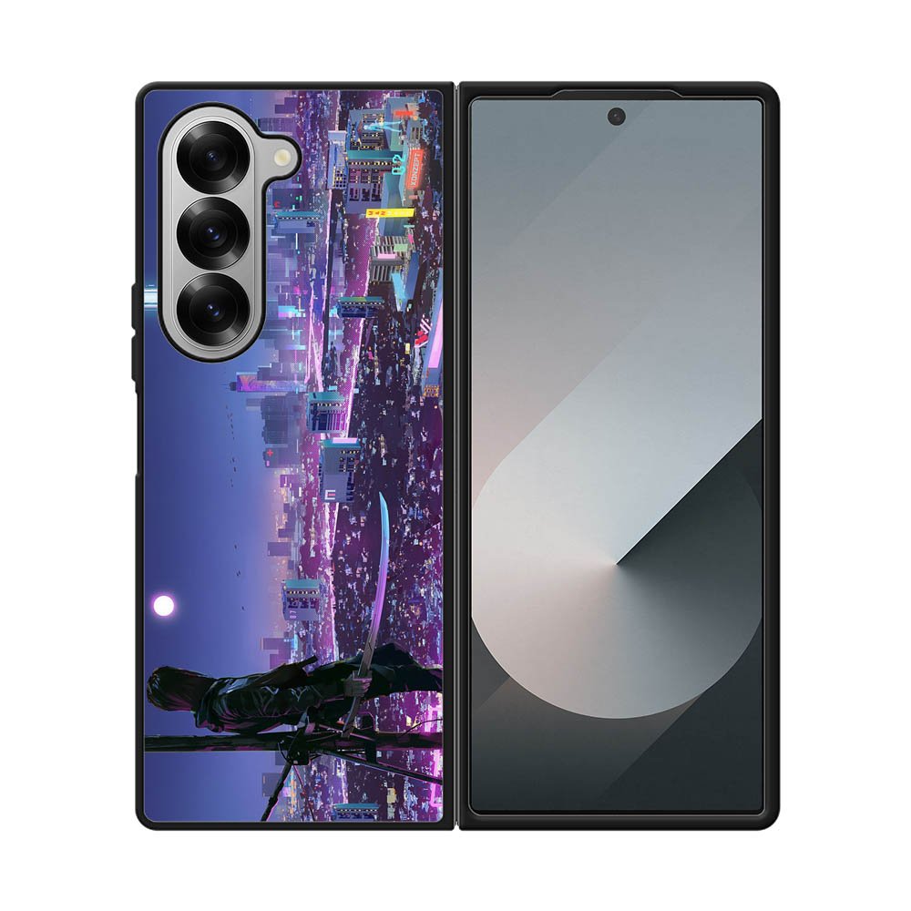 Cyberpunk City Samsung Galaxy Z Fold 7 5G Case