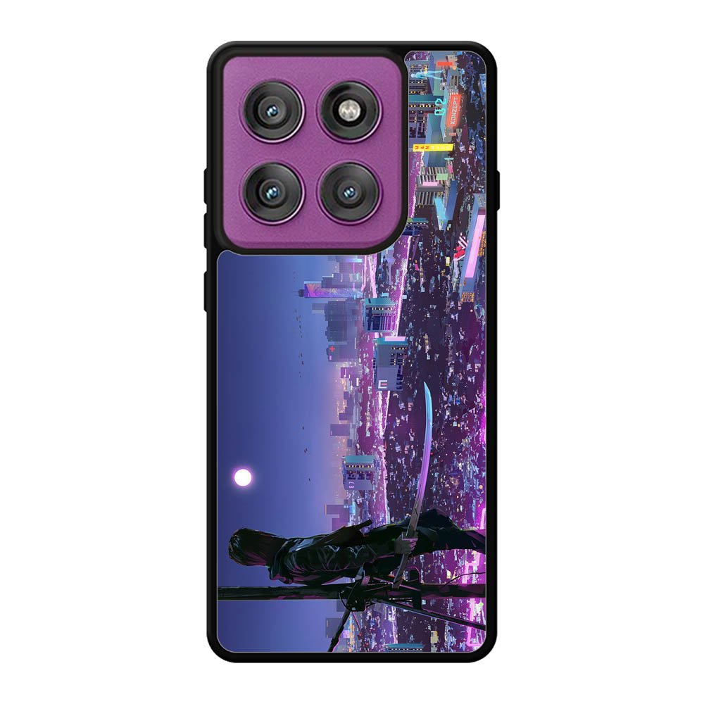 Cyberpunk City Motorola Moto Edge 60 Pro Case