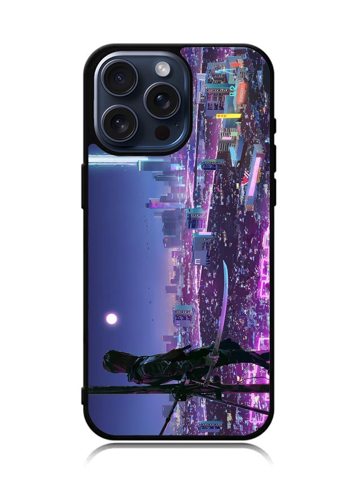Cyberpunk City iPhone 15 Pro Case BLN4569