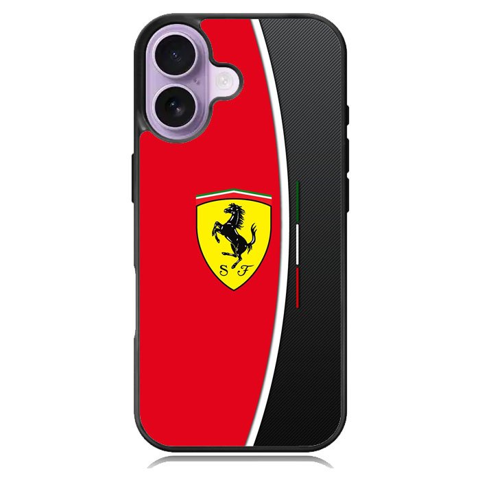 Ferrari Carbon iPhone 16 Plus Case DC0628
