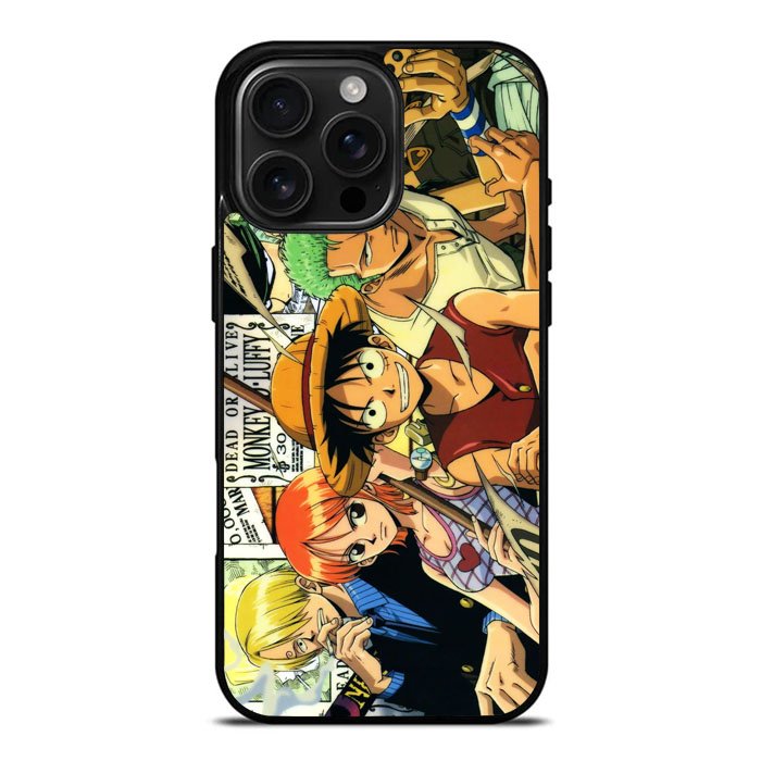 One Piece Luffy iPhone 16 Pro Max Case DC1365