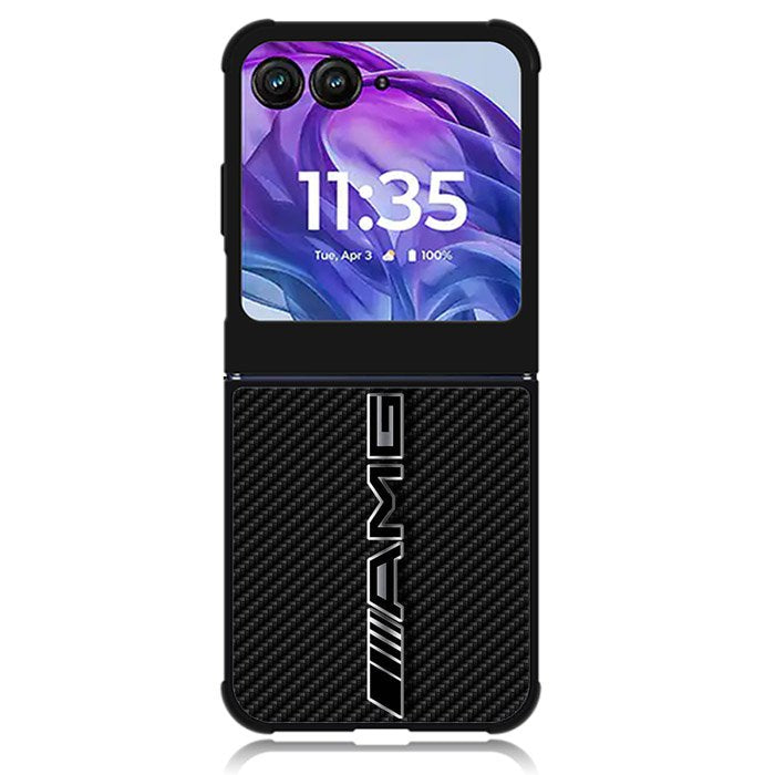 Mercedes AMG Carbon Motorola Moto Razr Plus 2024 , Moto Razr+ 2024 Case