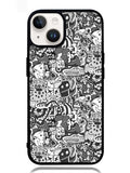 Doodle iPhone 14 Case BLN4749