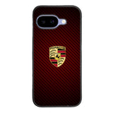 Porsche Logo Carbon Red Google Pixel 10A Case