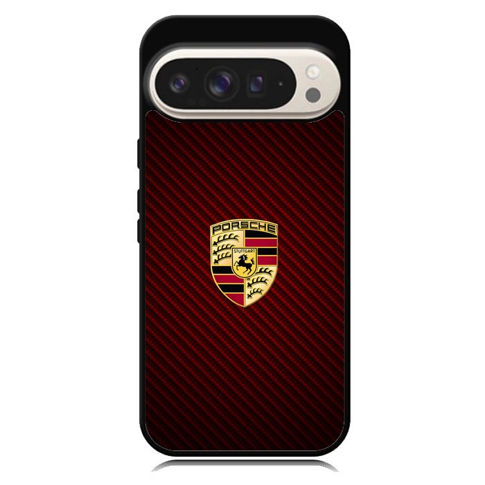 Porsche Logo Carbon Red Google Pixel 10 Pro XL Case DC1506
