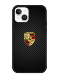 Porsche Logo Carbon iPhone 15 Case BLN2846