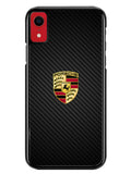 Porsche Logo Carbon iPhone XR Case