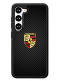 Porsche Logo Carbon Samsung Galaxy S23 Plus 5G / Samsung Galaxy S23+ 5G Case