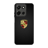 Porsche Logo Carbon Motorola Moto G 5G 2025 Case DC6057