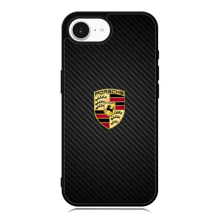 Porsche Logo Carbon iPhone 16e Case DC1505